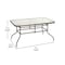 Flash Furniture Tory 31.5in. x 55in. Bronze Rectangular Tempered Glass Metal Table w/Umbrella Hole TLH-089-BZ-GG - alternate 3
